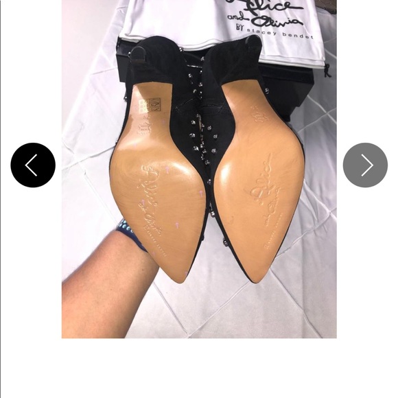 Alice Olivia Raken crystal bootie as 7 new in box - Picture 8 of 8